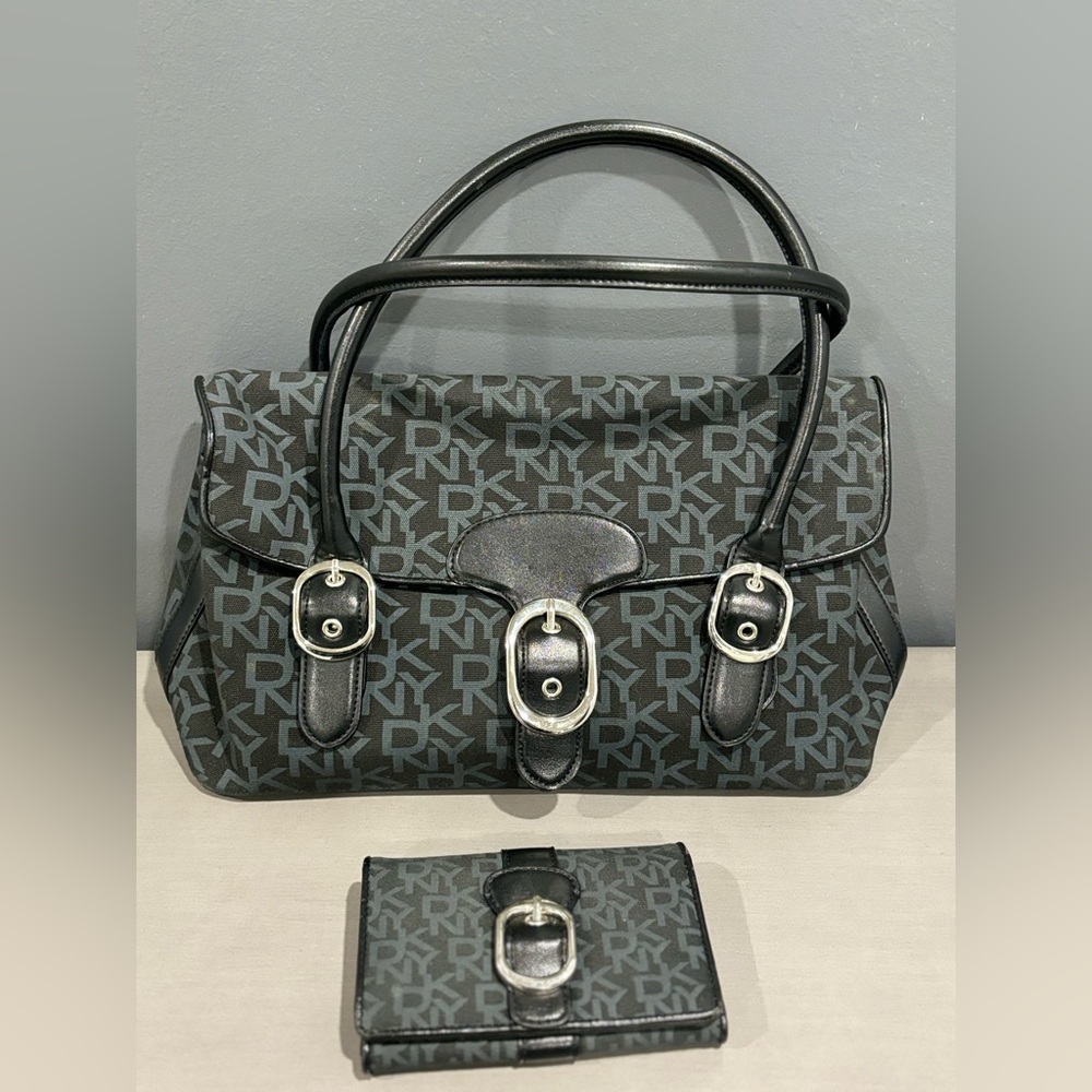 Vintage DKNY Bag and Wallet Combo!